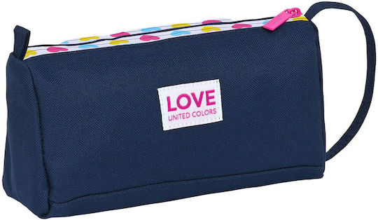Benetton Love Benetton Gefüllte Stoff-Federmäppchen Blau