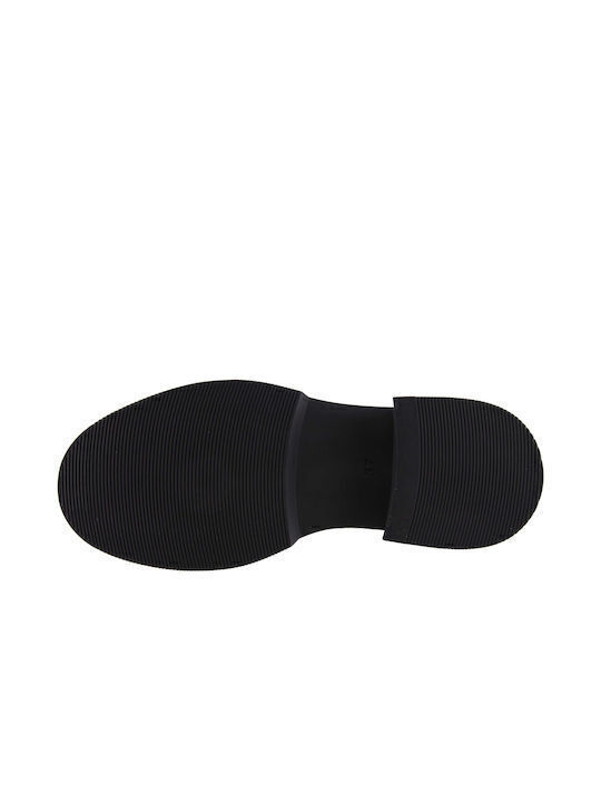 Leather Women's Ankle Boots Black