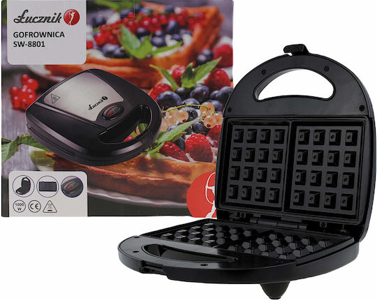 Lucznik SW-8801 Waffeleisen Für Quadratische Waffeln 2 Leistungssätze 1000W