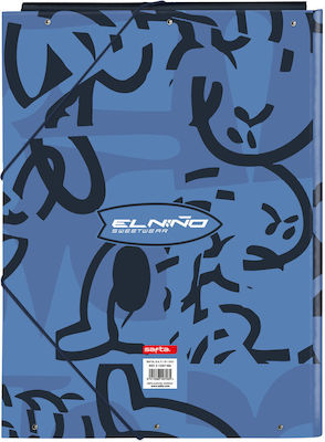 El Nino File Folder for A4 Sheets Blue