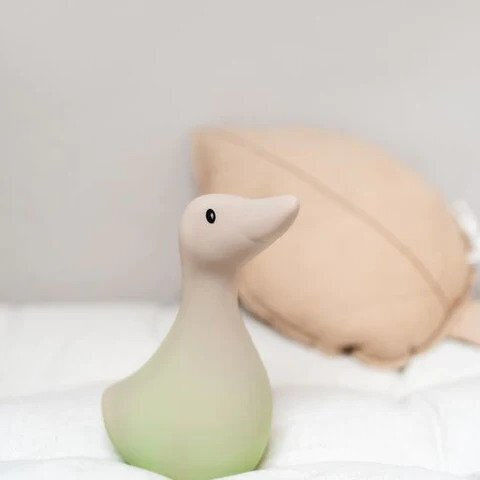 Flow Kinder Dekorative Lampe Beige 10x10x19εκ.
