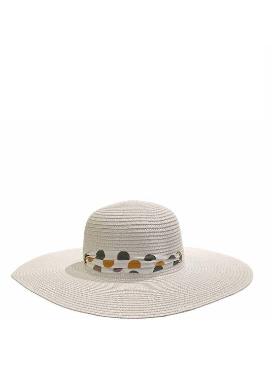 GaFashion Fabric Women's Hat White