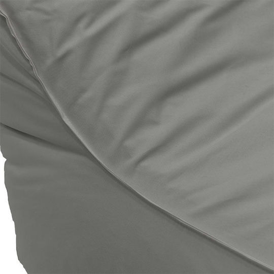 Bean Bag Chair Sunbed Waterproof Leandro Anthracite 105x110x60cm
