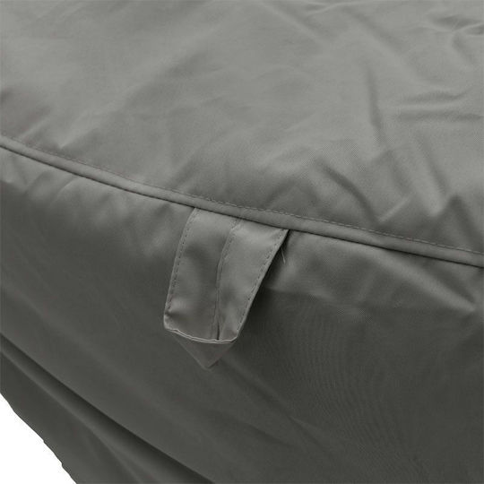 Bean Bag Chair Sunbed Waterproof Leandro Anthracite 105x110x60cm
