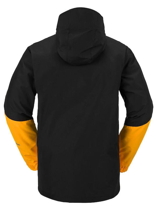 Volcom Vcolp G0452409-GLD Ανδρικό Μπουφάν για Σκι & Snowboard Μαύρο