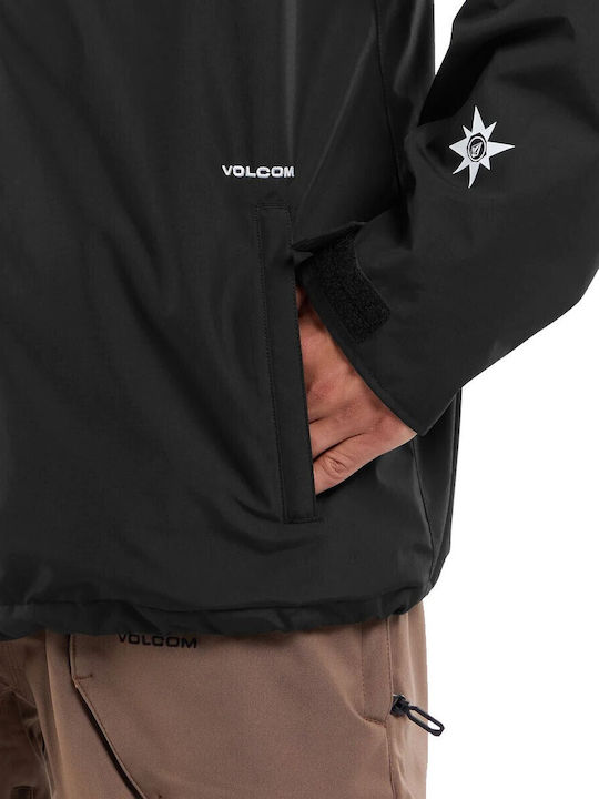 Volcom 2836 G0452408-BLK Männer Jacke aus für Ski & Snowboard Schwarz