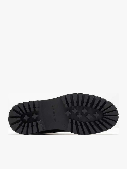 Leather Black Men's Boots
