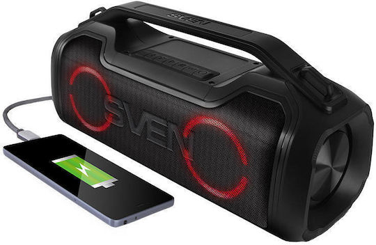 Sven PS-390 Ηχείο Bluetooth 50W με Διάρκεια Μπαταρίας έως 10 ώρες Μαύρο