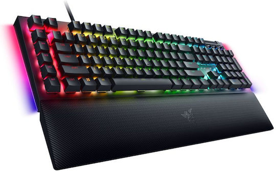 Razer BlackWidow V4 Underglow Гейминг Механична Клавиатура с Razer Yellow суичове и RGB подсветка (Английски US) Черен