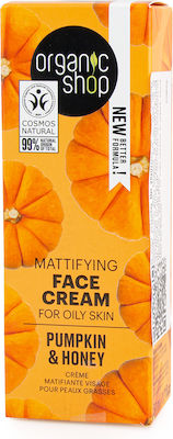 Natura Siberica Mattifying Skin Pumpkin Honey Moisturizing Day Cream Suitable for Oily Skin 50ml