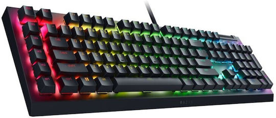 Razer BlackWidow V4 X Gaming Mechanical Keyboard with Razer Yellow switches and RGB lighting (English US)