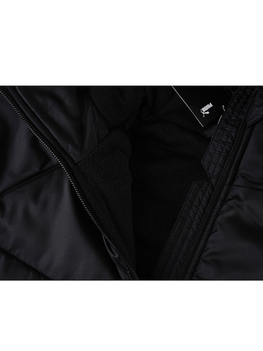 Kids' Sports Jacket with Hood Black Liga Sideline