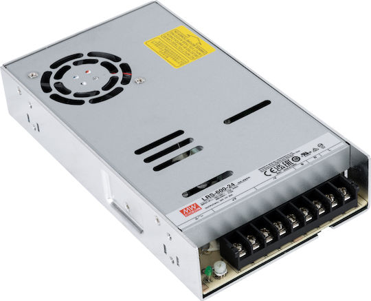 GloboStar Adjustable LED Power Supply IP20 Power 600W with Output Voltage 24V