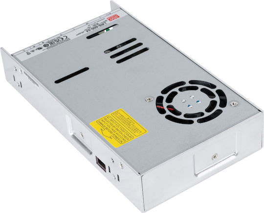 GloboStar Adjustable LED Power Supply IP20 Power 600W with Output Voltage 24V