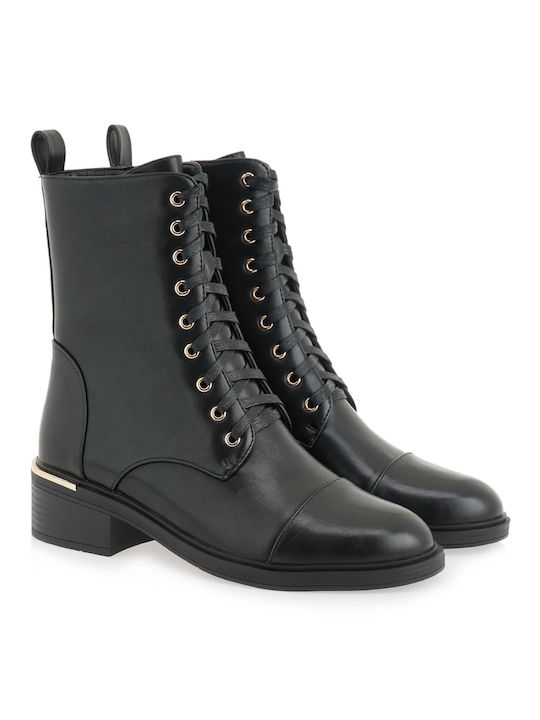 Seven Damen Knöchelstiefel Schwarz