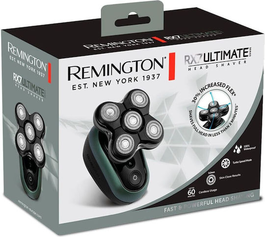 Remington Ultimate RX7 XR1600 Περιστρεφόμενη Ξυριστική Μηχανή Προσώπου Επαναφορτιζόμενη