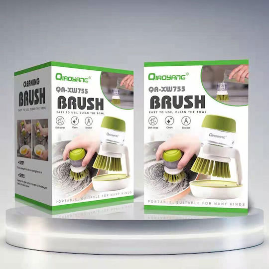 Qiaoyang QA-XW755 Plastic Hand Cleaning Brush Green