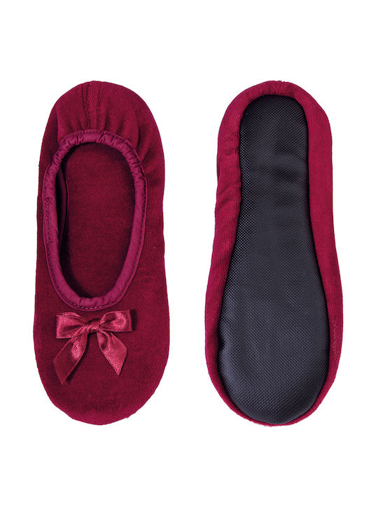 Amaryllis Slippers Closed-Back Women's Slippers In Burgundy Colour