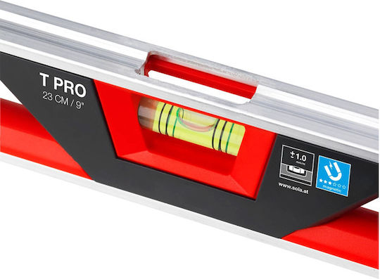 Sola 44.0101 Spirit Level Aluminum Magnetic 23cm with 3 Eyes