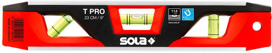 Sola 44.0101 Spirit Level Aluminum Magnetic 23cm with 3 Eyes