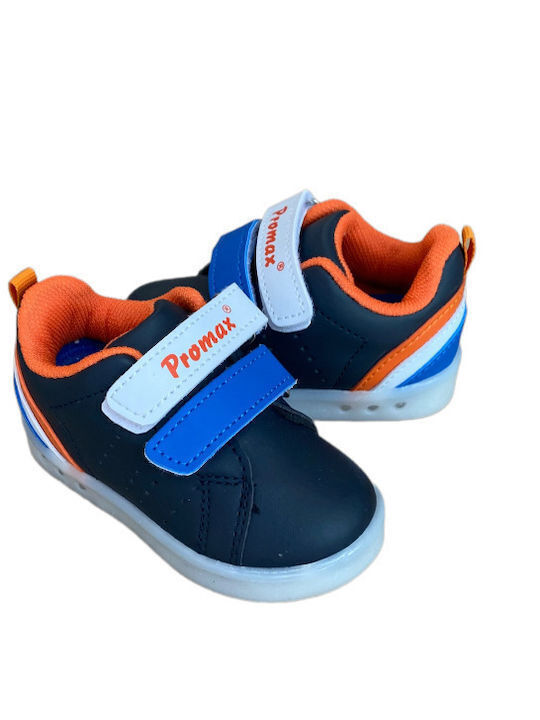 IQ Shoes Παιδικά Sneakers με Φωτάκια Μπλε