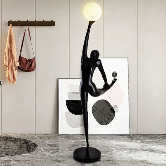 Atman Lampă de Podea Î220cm. Negru