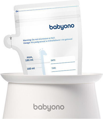 Babyono Σακουλάκια Αποθήκευσης Μητρικού Γάλακτος 180ml 30τμχ
