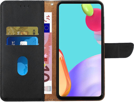 Mad Mask Wallet Piele Negru (iPhone 15 Pro)