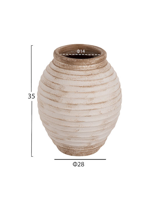 HomeMarkt Ceramic Vase 28x35cm