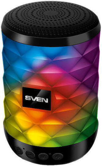 Sven PS-55 Ηχείο Bluetooth 5W με Ραδιόφωνο και Διάρκεια Μπαταρίας έως 10 ώρες Μαύρο