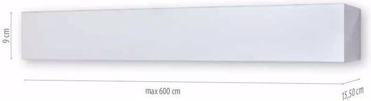 Anartisi Curtain Pelmets Curtain Rod 100cm Metallic