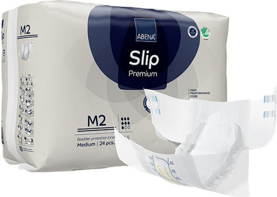 Abena Slip Premium Incontinence Diapers M2 Medium 4x24pcs