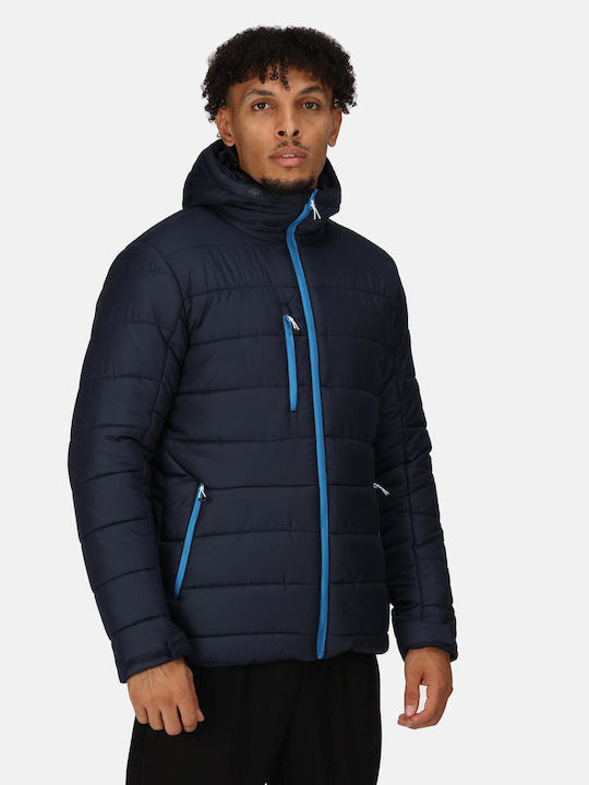 Regatta Herren Winter Jacke Puffer Marineblau