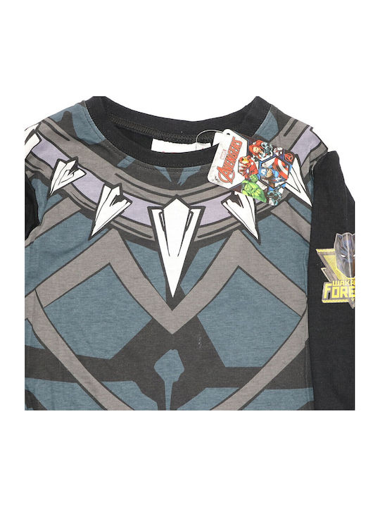 Marvel Kids' Pajamas Winter Black