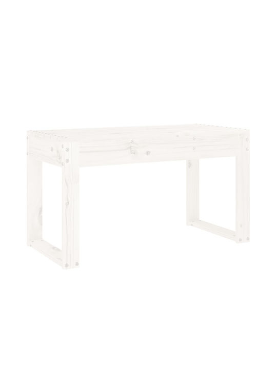Bench Outdoor Wooden 80x38x45cm