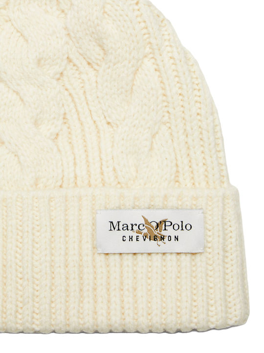 Marc O'Polo Beanie Γυναικείος Σκούφος Πλεκτός σε Μπεζ χρώμα