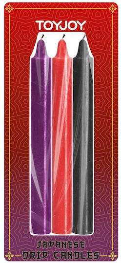 ToyJoy 3 Japanese Low Temparature Candles BDSM Accessories 3τμχ