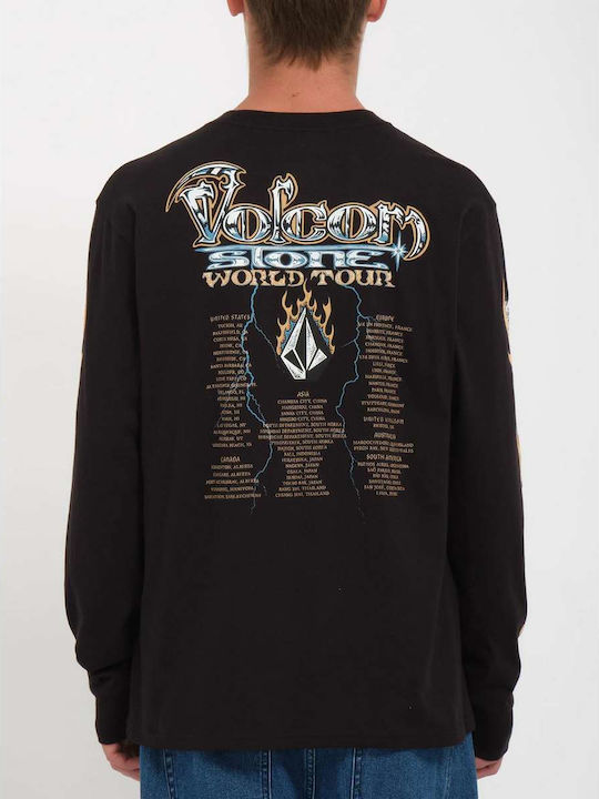 Volcom Men's Long Sleeve Blouse Black