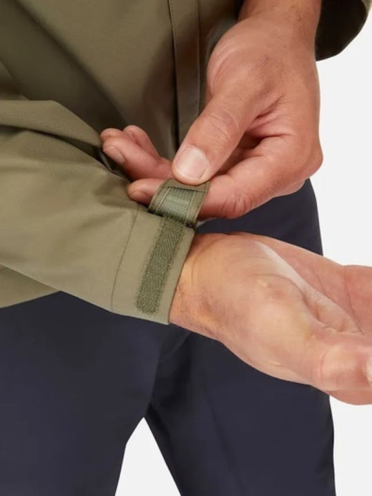 Geacă Bărbați Waterproof Kaki