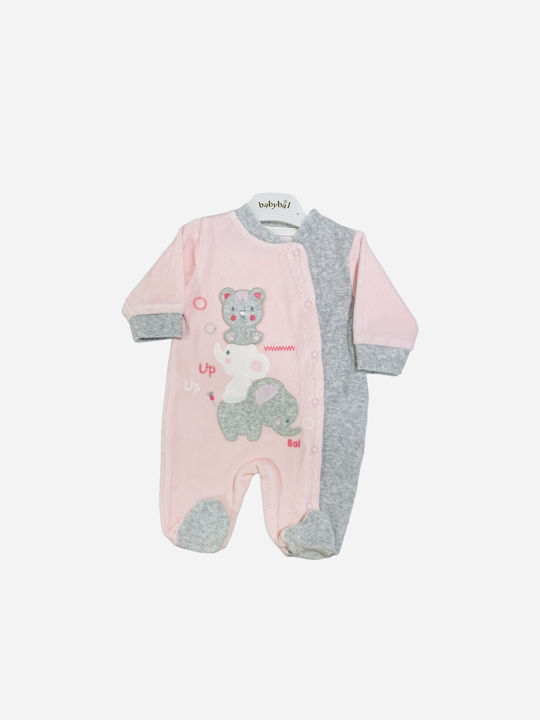 Baby Bal Baby Bodysuit Set Velvet Gray