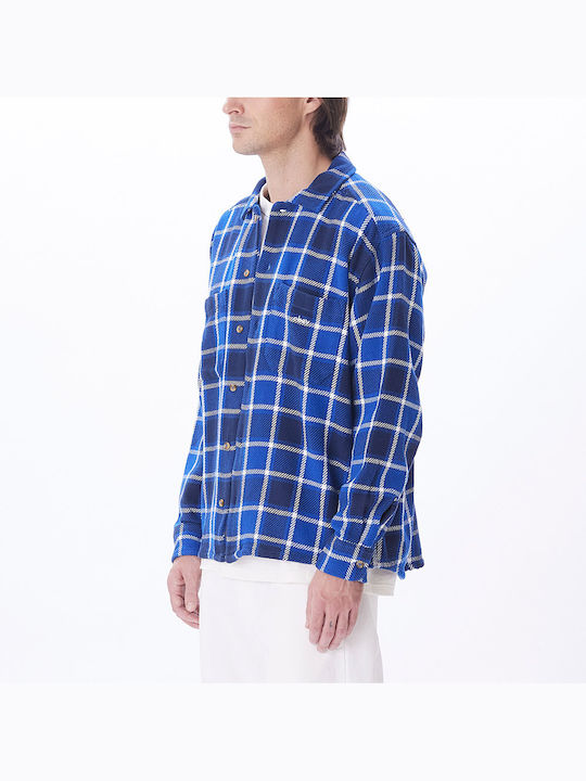 Langärmlig Hemd Geprüft Blau