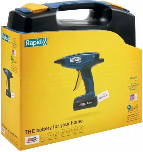 Rapid BGX500 Πιστόλι Θερμοκόλλησης 18V 1x2.5Ah