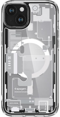 Spigen Ultra Hybrid Mag Back Cover Σιλικόνης / Πλαστικό 2mm Λευκό (iPhone 15)