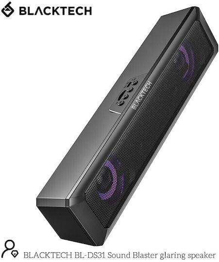 Lenovo LECOO Ηχείο Bluetooth 3W Μαύρο
