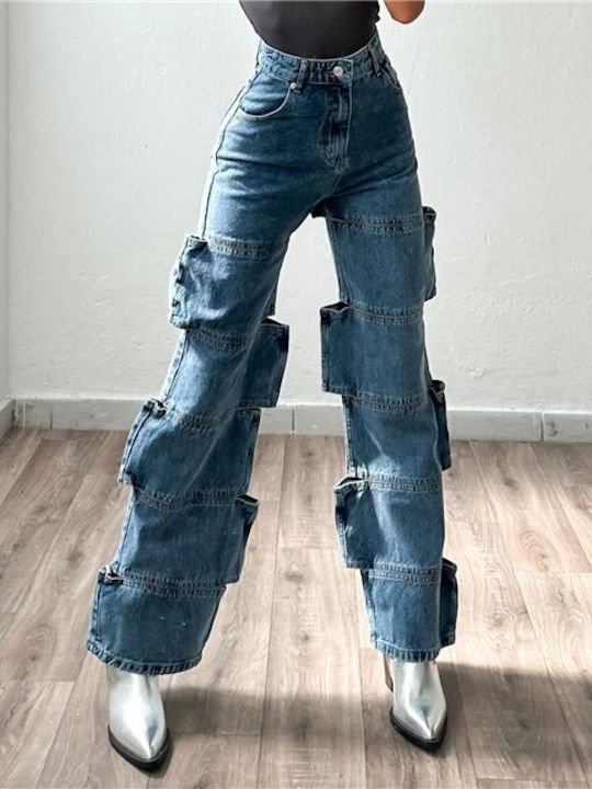 Chica Hoch tailliert Damenjeanshose