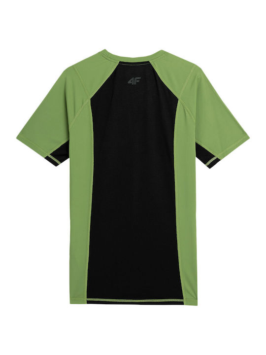 4F Men's Short Sleeve Blouse Green