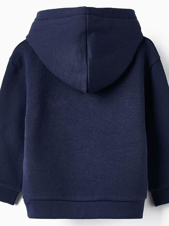 Zippy Kids Sweatshirt with Hood Blue