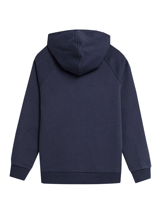 4F Kinder Sweatshirt mit Kapuze Blau