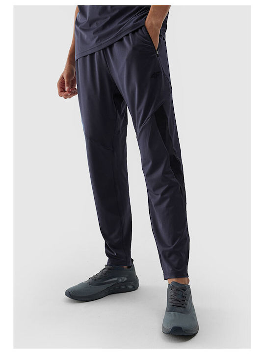 4F Men's Sweatpants with Rubber Blue