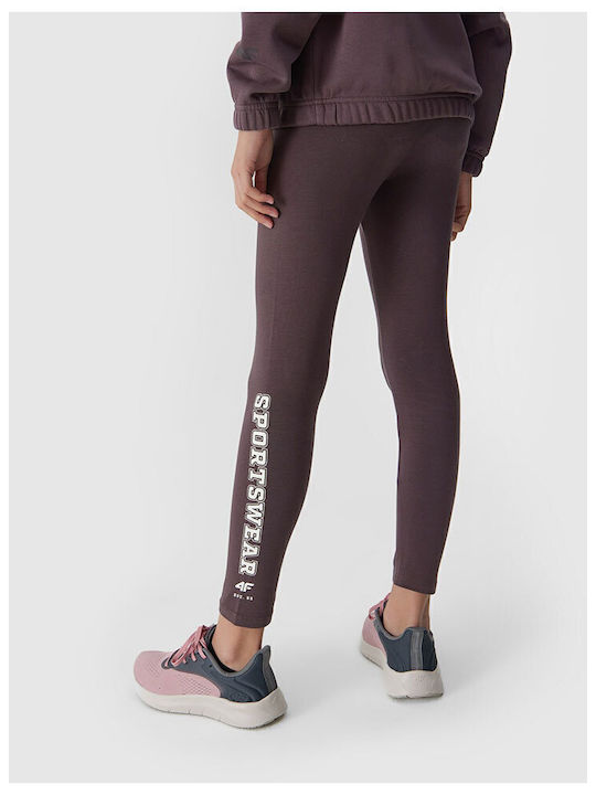 Kinder Leggings Sport Lang Lila